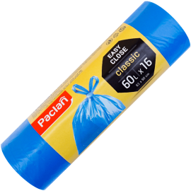 Saci Menajeri cu Manere 60 l Blue 16 buc Paclan 